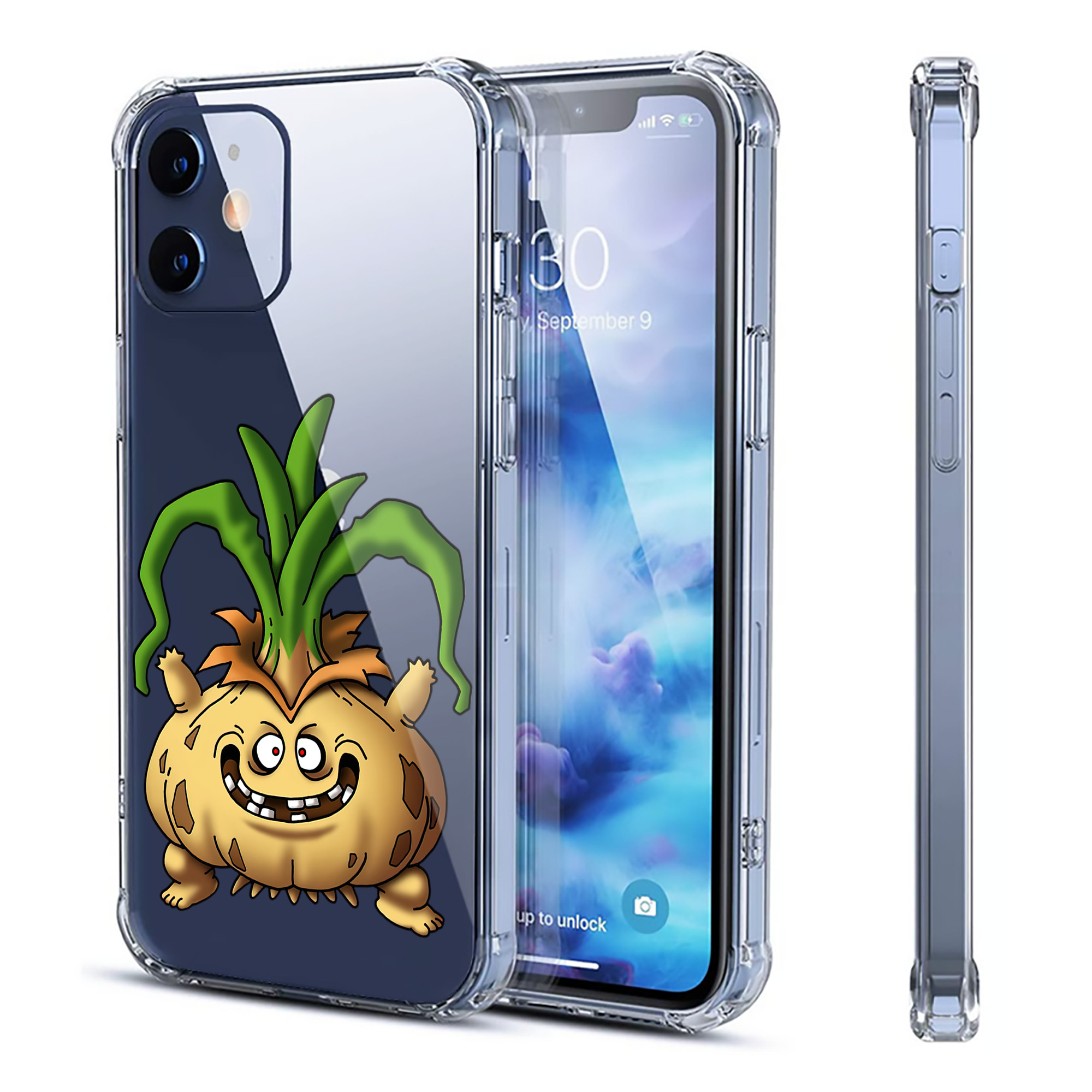 （画像用） ドラゴンクエスト Doragon Kuesuto Dragon Quest 【iPhone 12シリーズ対応】透明スマホケース（クリアソフトケース）